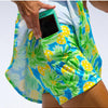 Pickleball Bella Palms 1 Drop Pleat Skort (W) (Green)