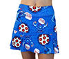 Pickleball Bella Lobster Monster Drop Pleat Skort (W)