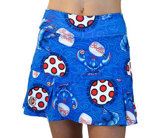 Pickleball Bella Lobster Monster Drop Pleat Skort (W)