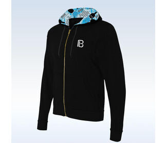 Pickleball Bella Graffiti 2 Full Zip Hoodie (W) (Black)
