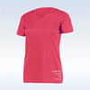 Pickleball Bella Short Sleeve V-Neck (W) (Pink)