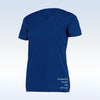 Pickleball Bella Short Sleeve V-Neck (W) (Navy)