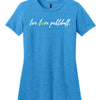 Live Love Pickleball Tee (W) (Turquoise)