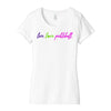 Live Love Pickleball Tee (W) (White)