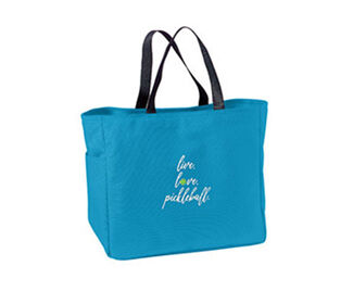 Live, Love, Pickleball Tote (Turquoise)
