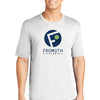 Fromuth Pickleball Circle Logo Competitor Tee (M) (White)
