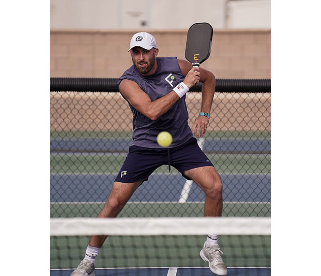 Fromuth Pickleball Vertical Logo Competitor Tee (M) (Navy)