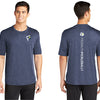 Fromuth Pickleball Vertical Logo Competitor Tee (M) (Navy)