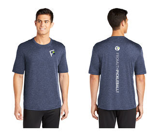 Fromuth Pickleball Vertical Logo Competitor Tee (M) (Navy)