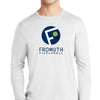 Fromuth Pickleball Circle Logo Uv Long Sleeve (U) (White)