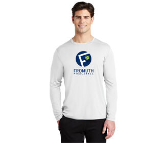 Fromuth Pickleball Circle Logo Uv Long Sleeve (U) (White)