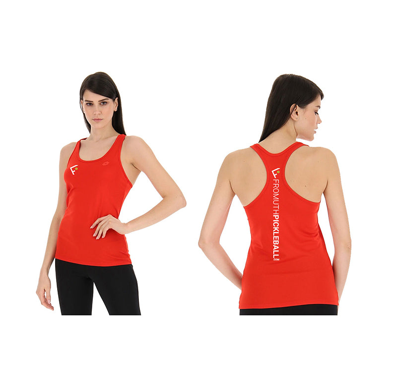 Fromuth Pickleball Lotto Core Tank (W) (Red)