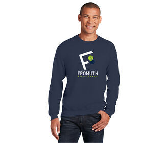 Fromuth Pickleball Crewneck Sweatshirt (M) (Navy)