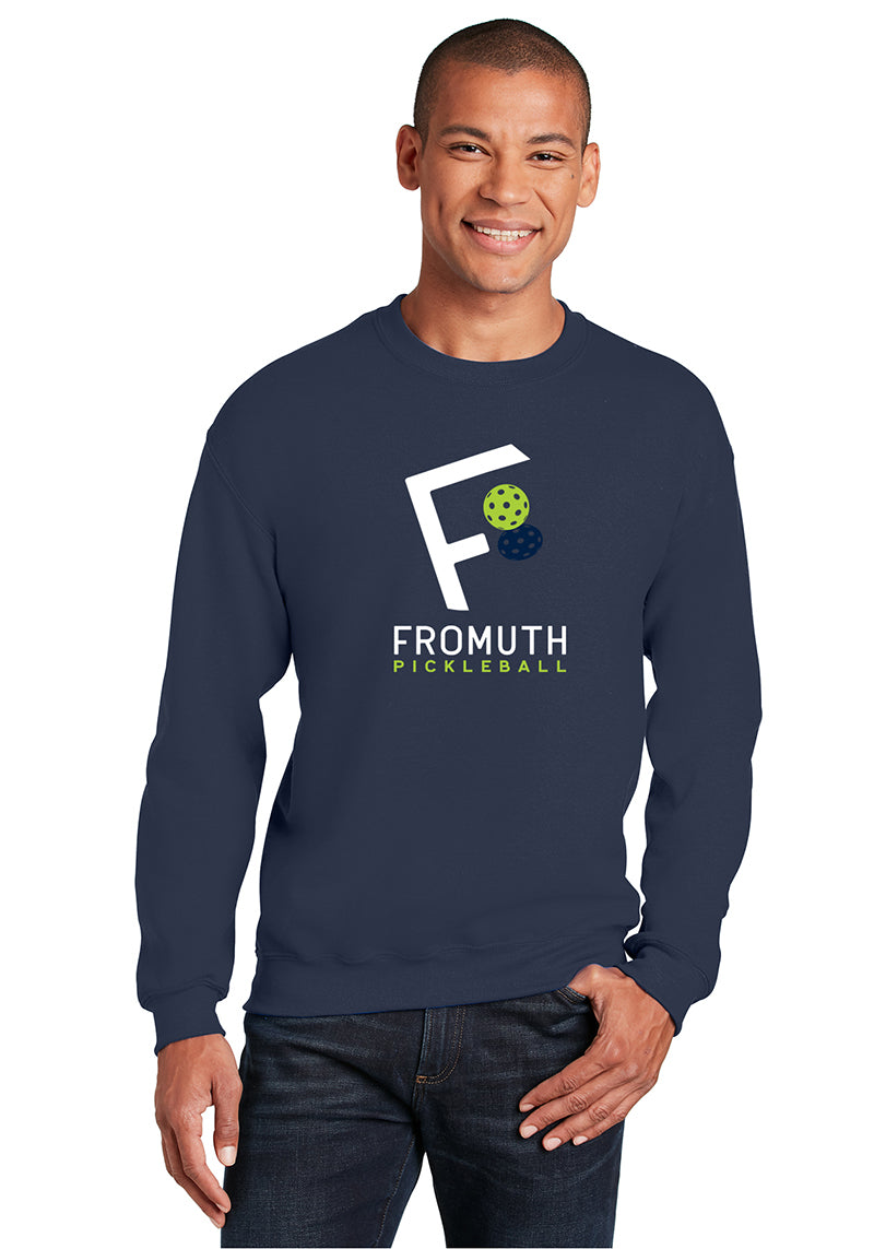 Fromuth Pickleball Crewneck Sweatshirt (M) (Navy)