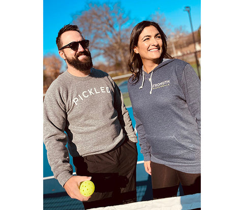 Fromuth Pickleball Pickled Raglan Sweatshirt (M) (Grey)