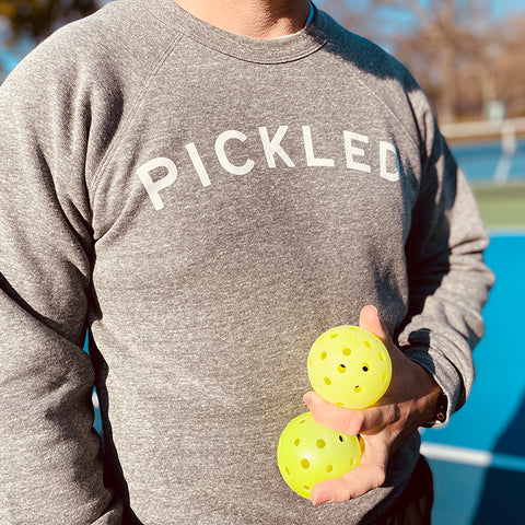 Fromuth Pickleball Pickled Raglan Sweatshirt (M) (Grey)