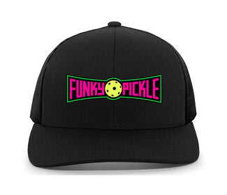 Funky Pickle Trucker Snapback Cap (U) (Black)