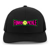 Funky Pickle Trucker Snapback Cap (U) (Black)