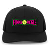 Funky Pickle Trucker Snapback Cap (U) (Black)