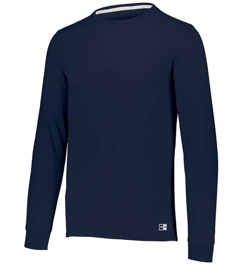 Russell Essential Long Sleeve Tee (M) (Red) Russell
