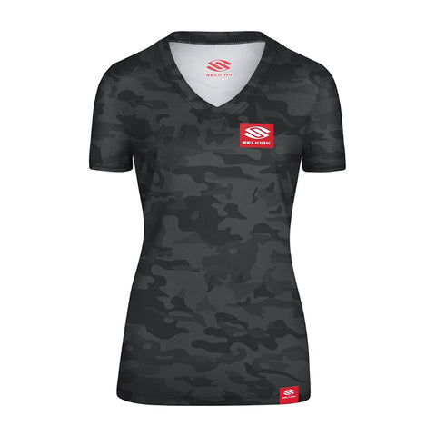 Selkirk Red Label Camo Short Sleeve V-Neck (W) (Black)