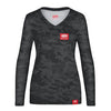 Selkirk Red Label Camo Long Sleeve V-Neck(W)(Black)
