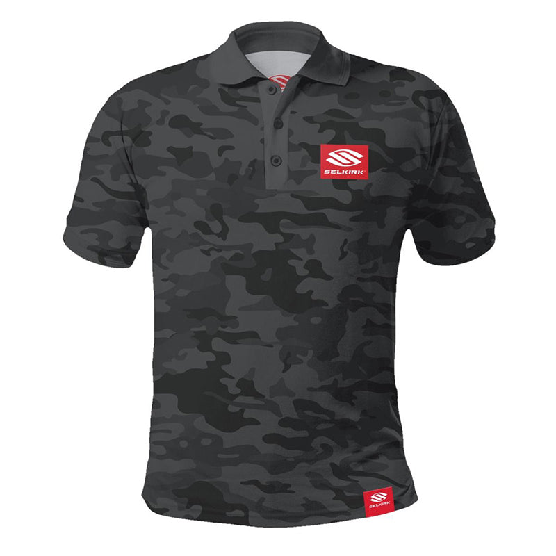 Selkirk Red Label Camo Polo (M)(Black) Selkirk