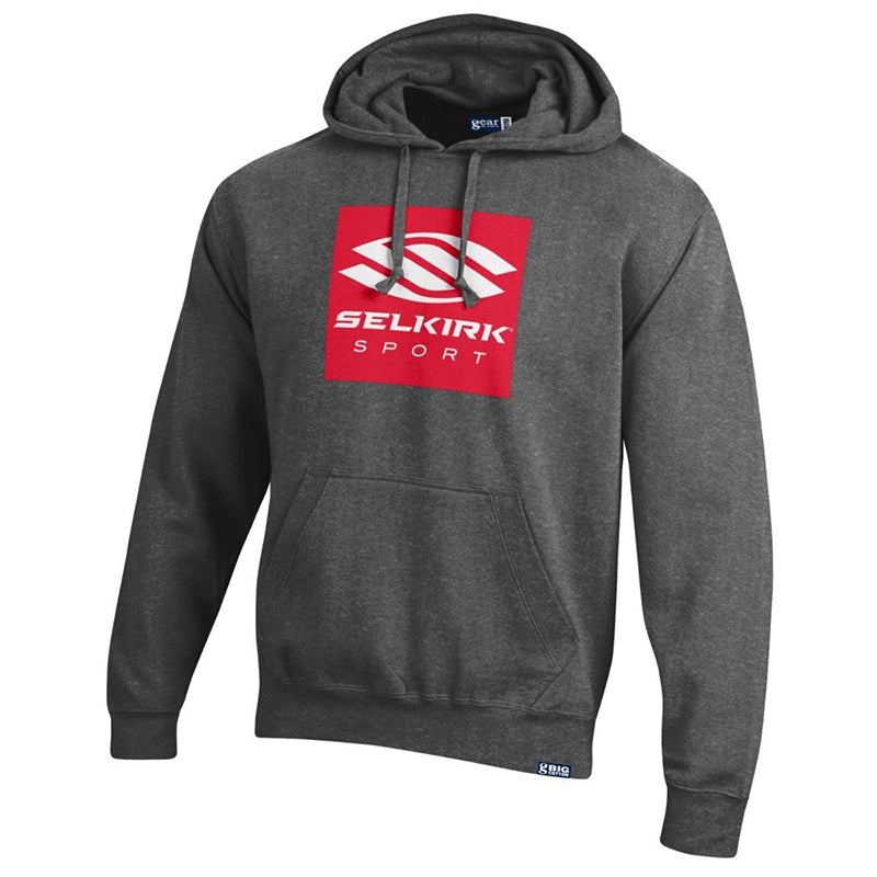 Selkirk Box Logo Pullover Hoodie (Grey)