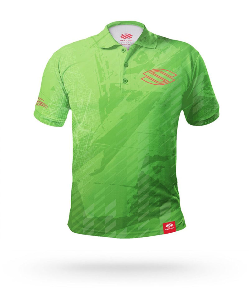 Selkirk Electrify Series Polo (M)(Green) Selkirk