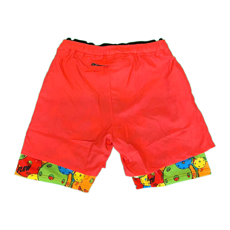 Flow Society Pickleball 5.5" 2-In-1 Short (M) (Red)