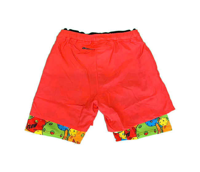 Flow Society Pickleball 5.5" 2-In-1 Short (M) (Red)