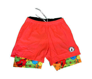 Flow Society Pickleball 5.5" 2-In-1 Short (M) (Red)