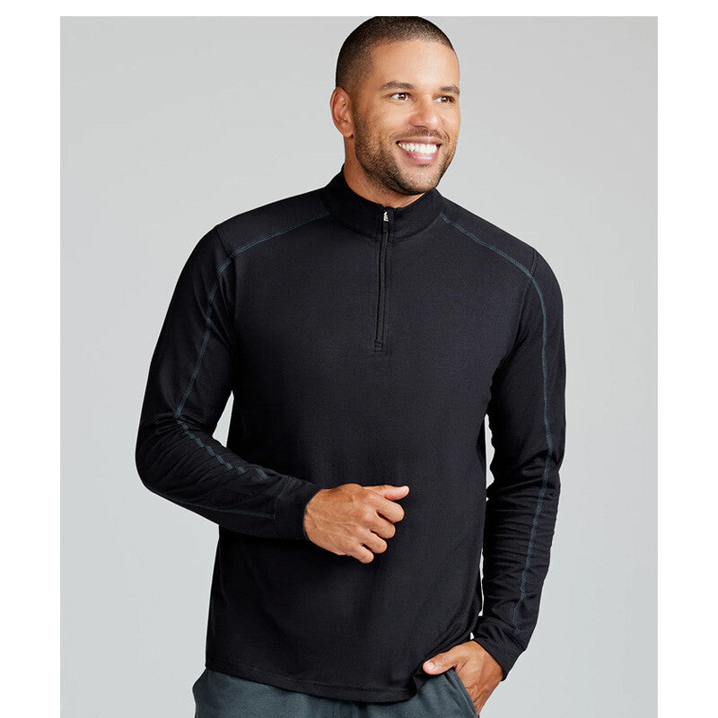Tasc Carrollton 1/4 Zip Top (M) (Navy) tasc