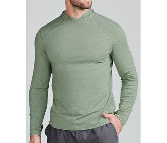 Tasc Carrollton Lightweight Hoodie (M) (Kelp Heather)