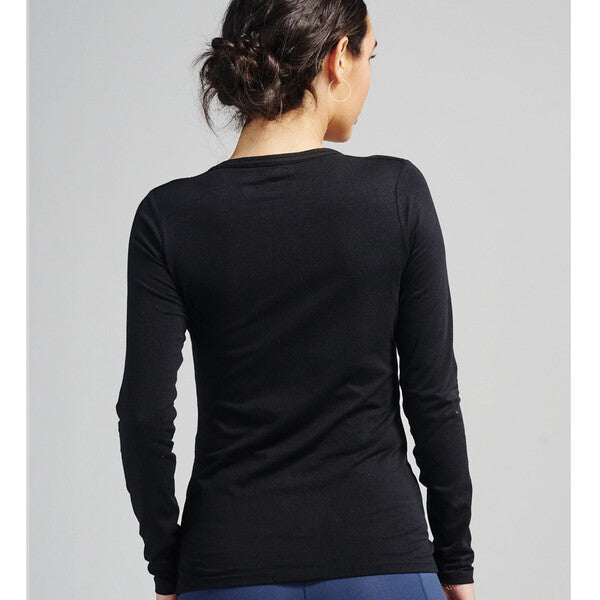 Tasc Nola Long Sleeve (W) (Black)