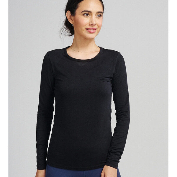 Tasc Nola Long Sleeve (W) (Black)