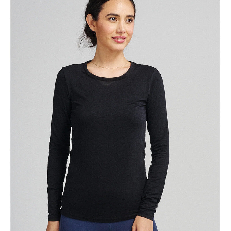 Tasc Nola Long Sleeve (W) (Black)