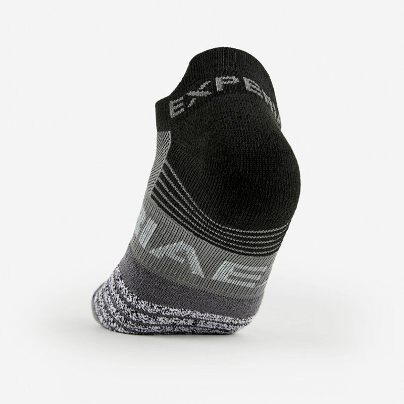 Thor-Lo Experia Ultra Light Padding No-Show Tab (Black)