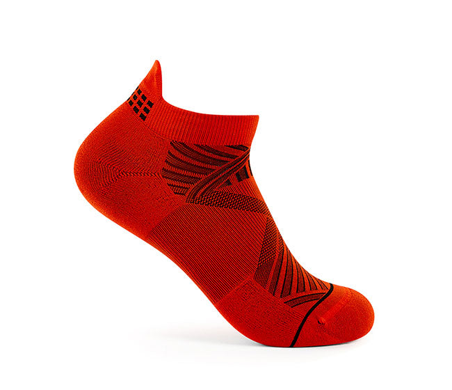 Thor-Lo Experia X-Speed Performance Cushion No Show Tab Rocket Grip (Orange)