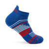 Thor-Lo Experia X-Speed Performance Cushion No Show Tab Rocket Grip (Blue)