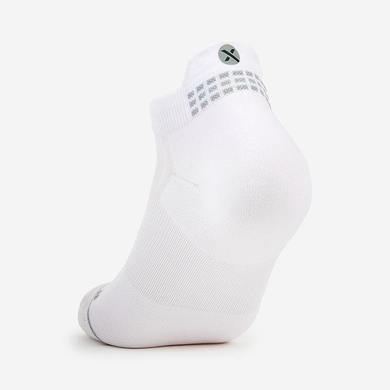 Thor-Lo Experia X-Speed Performance Cushion No Show Tab Rocket Grip (White)