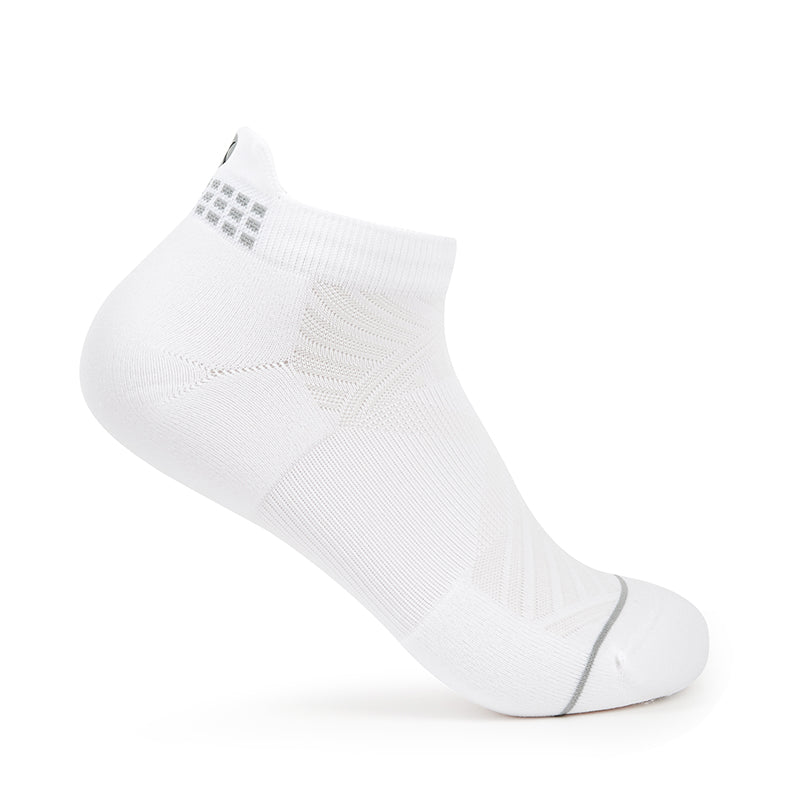 Thor-Lo Experia X-Speed Performance Cushion No Show Tab Rocket Grip (White)