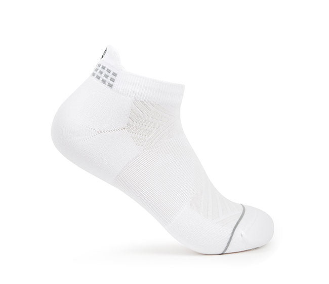 Thor-Lo Experia X-Speed Performance Cushion No Show Tab Rocket Grip (White)