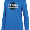 Us Open Club Hooded L/S Pullover (W) Blue