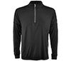 Bloquv Mock Zip Top (M) (Black)