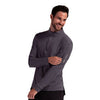 Bloquv Mock Zip Top (M) (Grey)