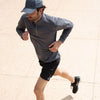 Bloquv Mock Zip Top (M) (Grey) Bloquv