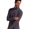 Bloquv Mock Zip Top (M) (Grey) Bloquv