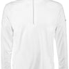 Bloquv Mock Zip Top (M) (White) Bloquv
