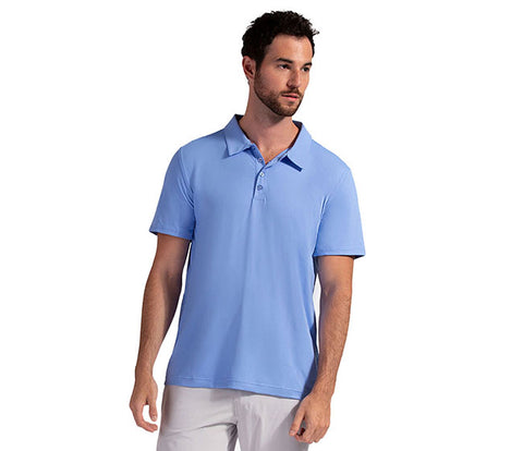 Bloquv Short Sleeve Polo (M) (Indigo)